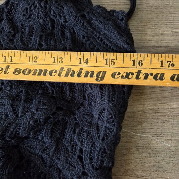 NWT MAURICES BLACK LACED CAMI TANK SIZE SMALL/MED - Picture 10 of 11